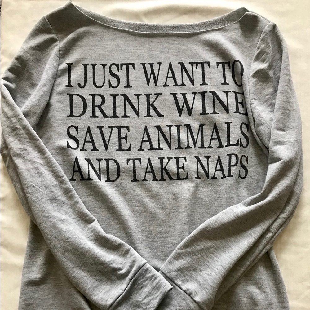 Save Animals Drink Wine and Take Naps